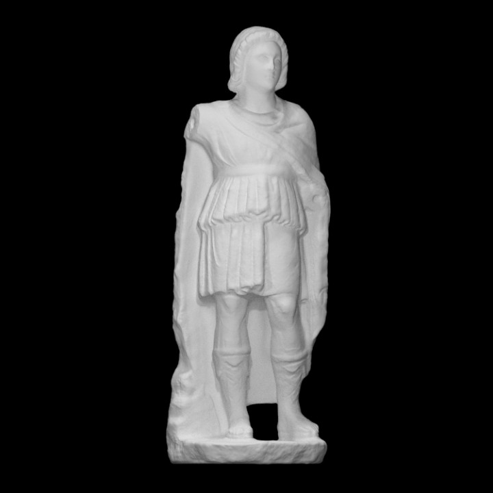 Alexander harika taramak heykel mermer 3D print model - Mito3D