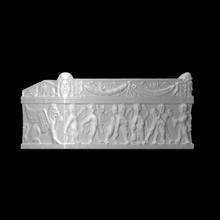 sarcophagus child scan sculpture marble relief funerary 3d print model - Mito3D