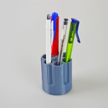 revólver porta caneta jardim arma canetas penholder desktidy 3d print model - Mito3D