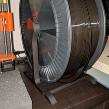 xxl spoolholder large spools build 3d printer holder spool 26kg 3kg 3d print model - Mito3D