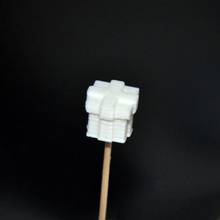 snowman tooth picks & garden 3d print model - Mito3D