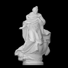 María inmaculado escanear figura madera religioso nario casar tilo 3d print model - Mito3D