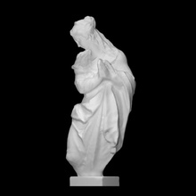 virgem Varredura figura escultura estátua arenito Maria 3d print model - Mito3D