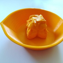 terrifiant citron presse jardin buste visage femelle tête cuisine utilitaire 3d print model - Mito3D