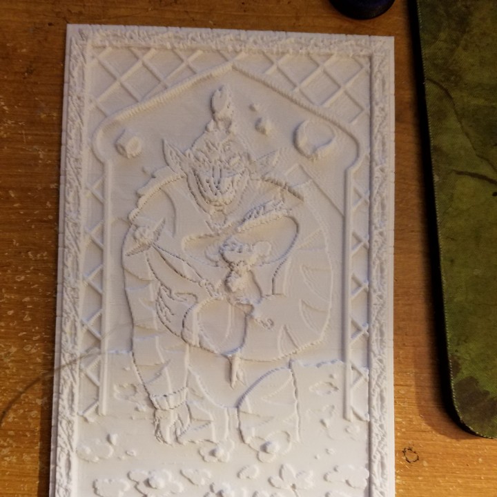 kraliçe eclipsa goblen hayran Sanat star kötü taş ocağı kuvvetler lithoplan 3D print model - Mito3D