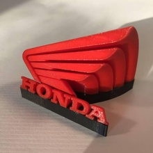 logo papier poids ventilateur art 3d Honda impression 3D dualcolour double extrudeuse presse papiers vauro pérrykoradiya logopale Poids 3DPRinted 3d print model - Mito3D