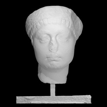 Vesika başhemşire taramak 3 boyutlu büst Yunan Roma heykel Kadın mermer imparator 3dbaskı Asya asil 3dscan Anadolu minör saç stili 3d print model - Mito3D