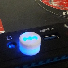 light bat symbol gadgets & electronics 3d print model - Mito3D