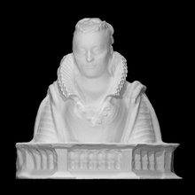 retrato mujer Marchesa ginori escanear busto cara cabeza florencia arcilla 3d print model - Mito3D