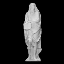prophet isaiah scan figure man sculpture statue alabaster 3d print model - Mito3D