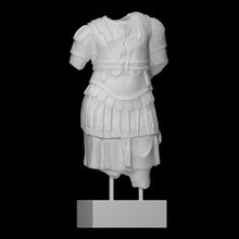 Torso römisch Kaiser Scan Skulptur Statue Marmor 3d print model - Mito3D