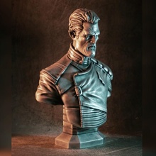 amiral gord buste Eastman originaux ventilateur art elfe science fiction guerrier personnage scifi 3 original sf contenu 3d print model - Mito3D