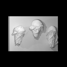 heads prophets beautiful fountain nuremberg scan face head man men sculpture sandstone faces 3d print model - Mito3D