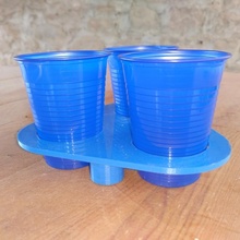 disposable cup holder windy environments & garden 3d print model - Mito3D