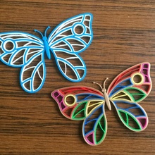 quilling butterfly & garden decoration gift 3d printing tanyaakinora 3d print model - Mito3D