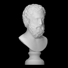 Vesika Aeschylus taramak Yunan baş adam heykel mermer yazar trajedi Atinalı yazılmış 3d print model - Mito3D