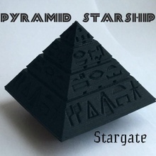 pirámide nave estelar Stargate juguetes juegos ciencia ficción 3d impresión tanyaakinora 3d print model - Mito3D