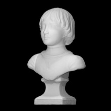portrait ferdinand ii aragon scan bust face head king man sculpture marble boy ferdinan sicily 3d print model - Mito3D