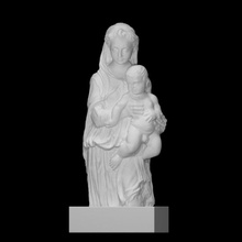 bakire çocuk taramak isa heykel Madonna dini Mary İsa kil mübarek 3d print model - Mito3D