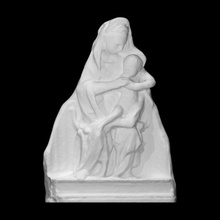 virgin child scan baby jesus mother sculpture madonna religious mary christ terracotta blessed 3d print model - Mito3D