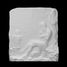 st jerome scan sculpture marble italy relief saint jerom 3d print model - Mito3D