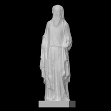 apostle paul scan figure man sculpture limestone 3d print model - Mito3D