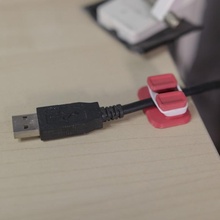 cable widget cord management gadgets & electronics desk mod organization 3d print model - Mito3D