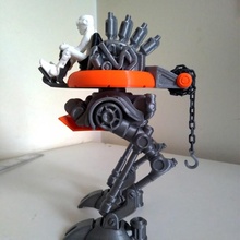 remolcar caminante juguetes juegos robot mecha ciencia ficción 3d print model - Mito3D
