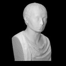immanuel kant scan bust face head man portrait sculpture marble german philosopher 3d print model - Mito3D