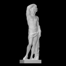 bacchus scan figure god man rome sculpture wine marble dionysos bacchu 3d print model - Mito3D