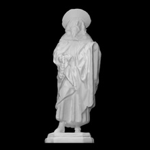 saint james greater scan figure man pine sculpture wood 3d print model - Mito3D
