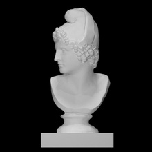 Paris Scan Büste Gesicht Porträt Marmor 3d print model - Mito3D