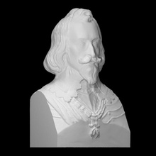 maximilian 1 taramak 3 boyutlu yazdırılabilir büst baş adam Vesika Roma heykel imparator Alçı Thorvaldsen 3d print model - Mito3D