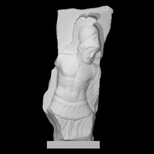 grave relief soldier scan 3d printable greece sculpture marble athens 3d print model - Mito3D