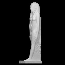 ptolemaik heykel Kadın taramak Mısır Yunan kraliçe piramit kireçtaşı 3dbaskı 3dscan firavun 3d print model - Mito3D
