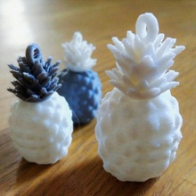 pineapple keychain fashion & accessories dual fruits kechain 3d print model - Mito3D