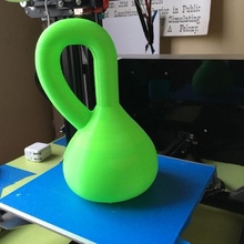 klein bottle 20 cm education maths kleinbottle surface solid 3dprinted topology 3d print model - Mito3D