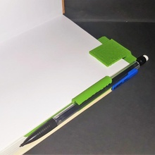 segnalibro porta penna giardino titolare supporto libro pastello marca 3d print model - Mito3D
