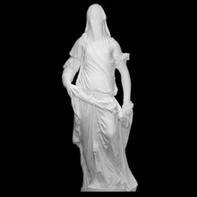 veiled woman louvre paris scan favourites 3d print model - Mito3D