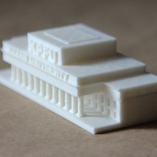 cephe ana bina Kazan federal Üniversite Eğitim mimari kemer KPFU 3d print model - Mito3D