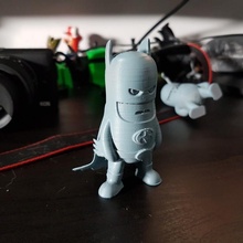 mini batman ventilador Arte lindo figurilla gracioso juguete corriente continua historietas chibi wekster 3d print model - Mito3D