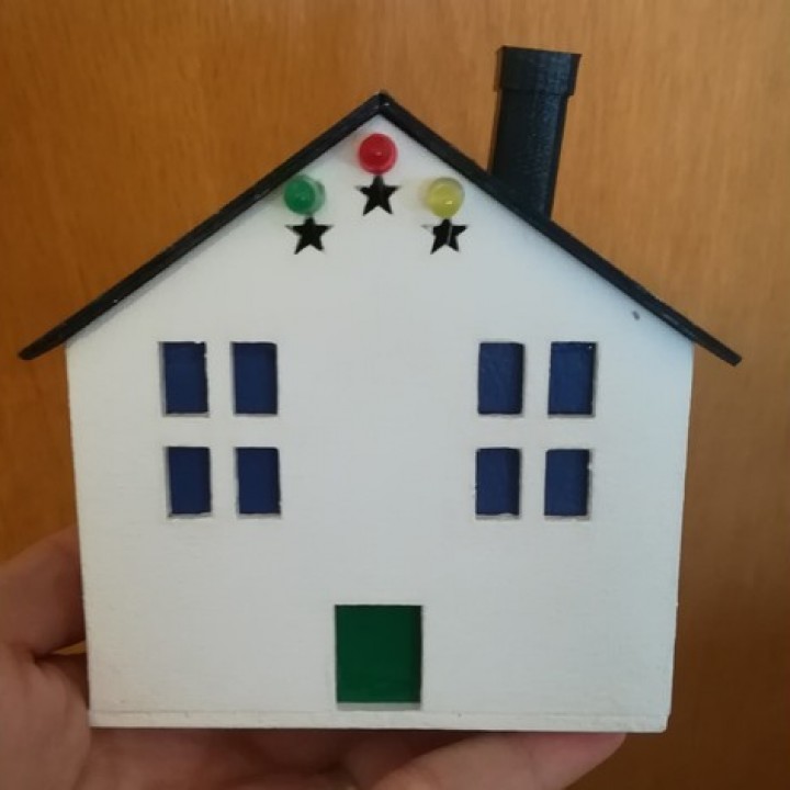 casa Navide Natal jardim Navidad 3D print model - Mito3D