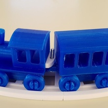 wagon attachement locomotive mouvement jouets Jeux jouet train locomotion ToytraintTrack 3d print model - Mito3D