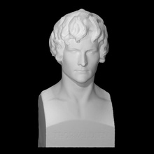 berte Thorvaldsen analyse buste visage tête homme portrait sculpture marbre autoportrait 3d print model - Mito3D
