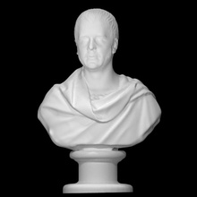 walter Scott Varredura fracasso cara cabeça homem retrato escultura museu gesso Thorvaldsen 3d print model - Mito3D