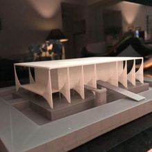 Palacio planlı Eğitim mimari bina Oscar Niemeyer 3d print model - Mito3D