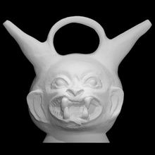 alcarraza vase depicting jaguar scan puma gaguar colombia bogota 3d print model - Mito3D