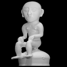 funeral urna escanear figura masculino entierro figurativo funerario 3d print model - Mito3D