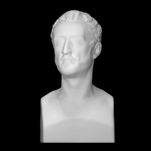 horace vernet taramak büst baş adam Vesika heykel Alçı Thorvaldsen 3d print model - Mito3D