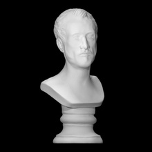 horace vernet scan bust face head man portrait sculpture marble thorvaldsen 3d print model - Mito3D